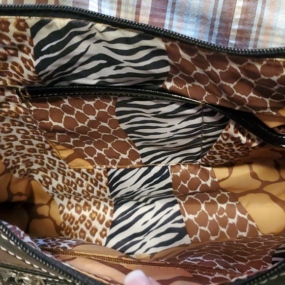 Ladies leather shoulder purse - Picture 8 of 9